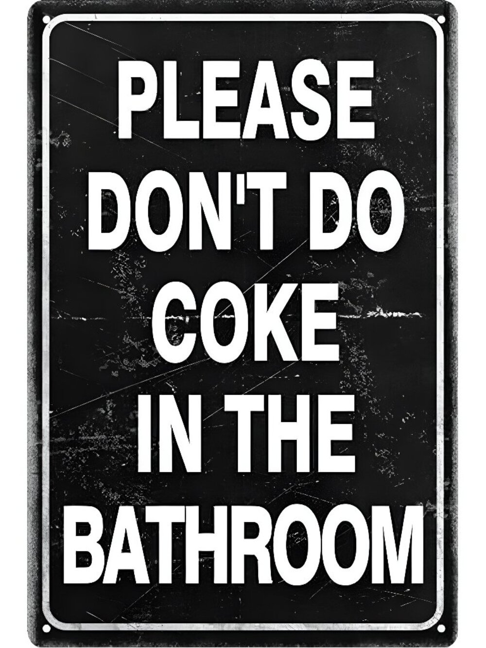 Vintage Tin Sign Retro Metal Funny Bathroom Signs for Home Decor Stylish Wall -G